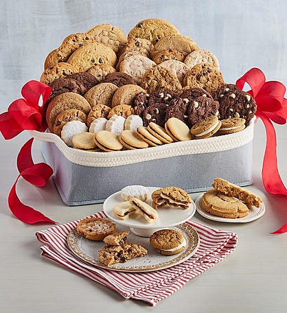 Deluxe Holiday Cookie Basket